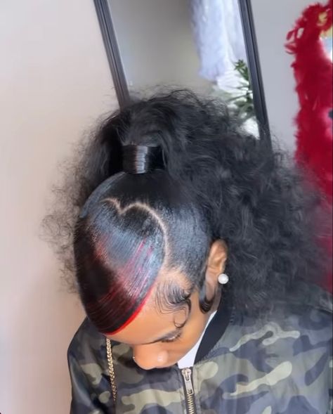 Slick Ponytail Weave With Swoop, Super Cute Hairstyles, Slick Ponytail, Braided Hairstyles For Black Women Cornrows, Weave Ponytail Hairstyles, Sleek Ponytail Hairstyles, Pony Tails, Birthday Hairstyles, Black Ponytail Hairstyles