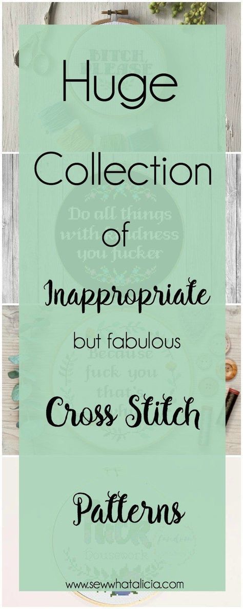 Cross Stitch Patterns that are Inappropriate but Fabulous: These patterns are not for the faint of heart. If you are easily offended please don't open these. Click through for a full list of inappropriate cross stitch patterns. #crossstitch #handmade Inappropriate Cross Stitch Patterns, Inappropriate Cross Stitch, Subversive Cross Stitches, Cross Stitch Quotes, Funny Cross Stitch Patterns, Subversive Cross Stitch, Easily Offended, Cross Stitch Funny, Stitch Crochet