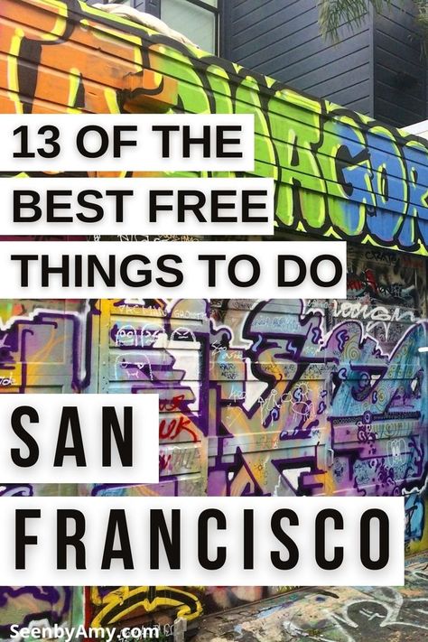 San Francisco can be reasonably priced thanks to the city's many free attractions. Read on for 13 of the best things to do in San Fran! San Francisco Things To Do｜San Francisco Travel｜San Francisco Travel Guide｜San Francisco Picture Ideas｜San Francisco Free Things To Do｜San Francisco Cheap｜West Coast USA｜Weekend in San Francisco｜San Francisco Vacation｜Places in California｜Free Things To Do｜Travel California｜SF Travel｜Budget Travel｜Cali｜San Francisco Free Things To Do In Sf San Francisco, 48 Hours In San Francisco, Map Of San Francisco, San Francisco Things To Do In One Day, San Fransico Things To Do, Best Things To Do In San Francisco, Things To Do Near San Francisco, Free Things To Do In San Francisco, San Francisco In The Fall