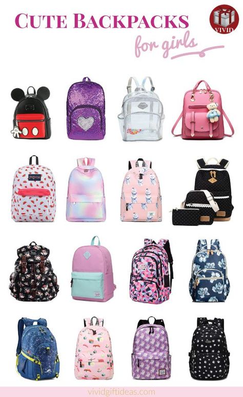 Backpacks For Middle School, Middle School Backpack, School Book Bags, Best Backpacks For School, Cute Backpacks For School, Backpack Collection, Best Backpacks, Cute School Bags, Cute Mini Backpacks