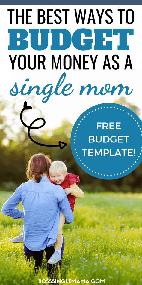 Learn how to make a single mom budget and master your finances! Get your budget on track and stop being broke with this step by step budgeting guide! #singlemombudget #budgetingtips #howtobudget Single Mom Finances, Single Mom Budget, Single Mom Help, One Income Family, Single Mom Tips, Budget Guide, Budget Template Free, No Spend Challenge, Single Mom Life