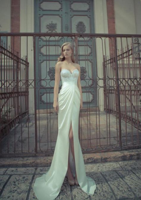 Yaki Ravid Couture Wedding Line 2012 + My Dress Of The Week - Belle the Magazine . The Wedding Blog For The Sophisticated Bride Draped Wedding Dress, Fashion Bride, Nice Fashion, Jessica Rabbit, Couture Wedding, Zuhair Murad, Gorgeous Gowns, Beautiful Wedding Dresses, Bride Bridal