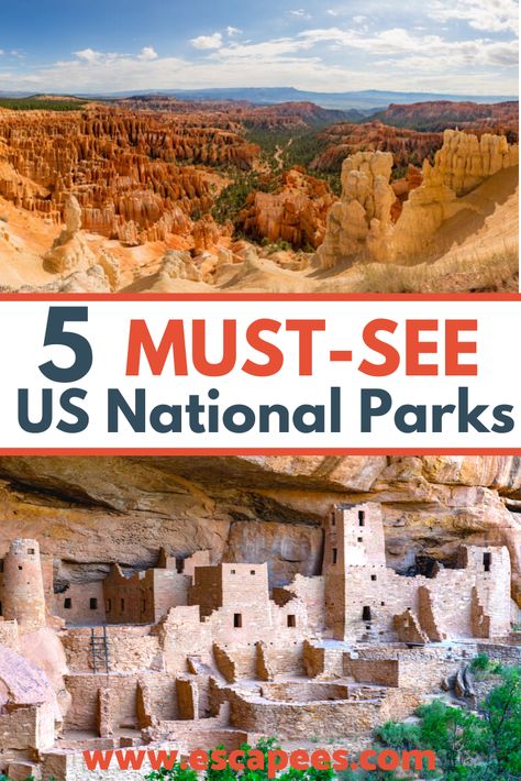 The US National Parks are truly a treasure, and Matt & Diana from Adventurous Way are on a mission to see them all.   Check out their top 5 US National Parks to see, and learn about some other cool stops along the way! National Parks In The Us, Rv Travel Destinations, Best National Parks, Rv Living Full Time, Rv Lifestyle, Full Time Rv, Travel Locations, Beautiful Park, Us National Parks