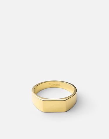 Signet Ring Gold, Rectangular Prism, Mens Gold Rings, Ring Trends, Gold Ring Designs, Gold Signet Ring, Rose Engagement Ring, Key Design, Mens Gold