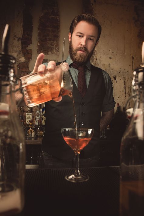 Bartender Bartenders Photography, Bartender Uniform, Cocktail Photography, Restaurant Photography, Environmental Portraits, Renovation Design, Mixology, A Drink, Photography Inspiration