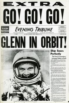 1000+ ideas about Newspaper Front Pages on Pinterest | To Read ... Gus Grissom, People Facts, Newspaper Background, Project Mercury, Newspaper Front Pages, John Glenn, Newspaper Clippings, Newspaper Headlines, Cape Canaveral