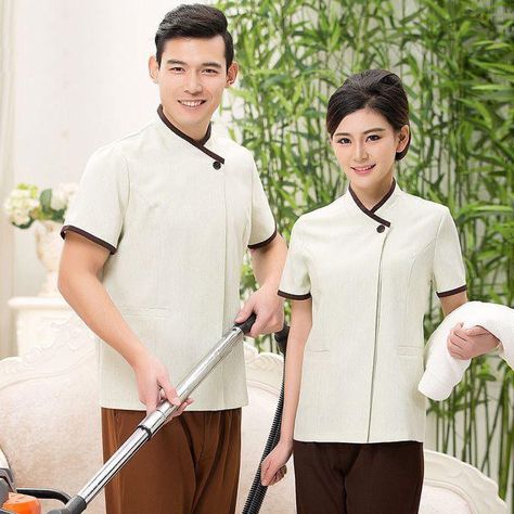 Cleaning Uniform Ideas, Cleaner Uniform, House Keeping Uniform, Cleaning Uniform, Hotel Uniforms, Working Uniform, Housekeeping Uniform, Doctor Style, Spa Uniform