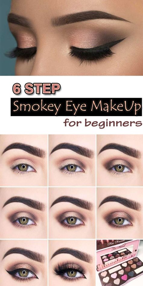 Nowadays, Smokey Eye makeup in trend. In this article, you will learn Smokey Eye Makeup Step by Step. come and Let's know How to make smokey eyes? Smokey Eye Makeup Video, Eye Makeup For Beginners, Eye Makeup Step By Step, Smokey Eyes Tutorial, Smokey Eye Makeup Steps, Burgundy Eye Makeup, Makeup For Small Eyes, Brown Smokey Eye Makeup, Almond Eye Makeup