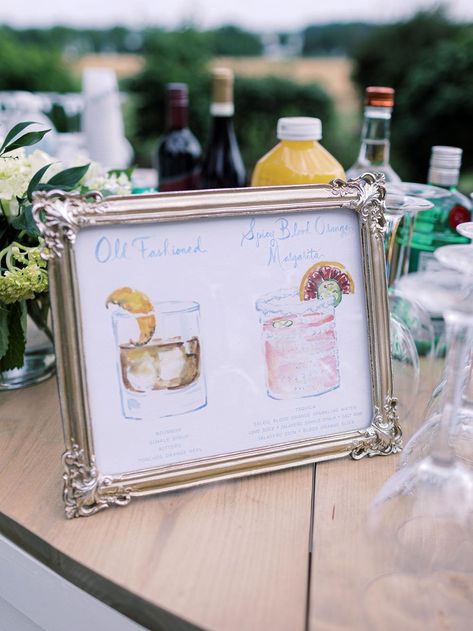 Wedding Design Board, Event Signs, Signature Drink Sign, Wedding Signature Drinks, Bar Menu Wedding, Newport Wedding, Menu Wedding, Tented Wedding, 2025 Wedding