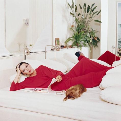 Elsa Perreti, Horst P Horst, Francesco Scavullo, Red Pajamas, Royal Dresses, Elsa Peretti, Harper's Bazaar, Style Boho, Elle Decor