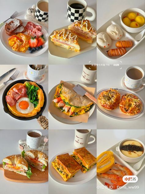 Sandwich Breakfast Ideas, Healthy Egg Sandwich Breakfast, Sandwich Combos, Avocado Egg Toast, Breakfast Ideas Healthy, Sandwich Breakfast, Egg Sandwich Breakfast, Healthy Food Menu, Egg Sandwich