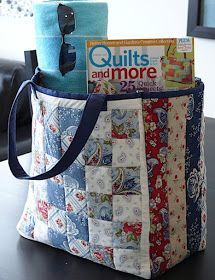 Quilted Tote Bags Tutorial, Quilted Tote Bags Patterns, Quilted Bag Patterns, Tote Bag Pattern Free, Farm Quilt, Tote Bag Tutorial, Bag Pattern Free, Sew Ins, Tote Bags Sewing