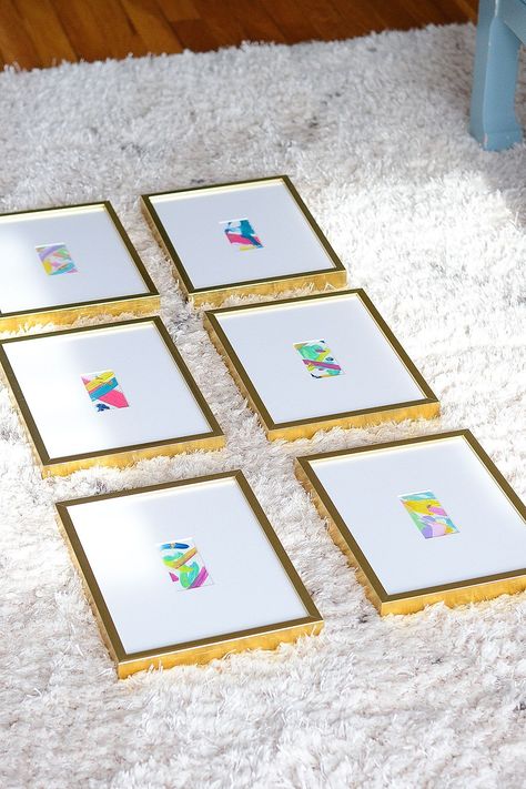 Framed Art Ideas, Confetti Bars, Cuadros Diy, Custom Frames, Small Framed Art, Abstract Words, Wall Art Picture, Custom Picture Frame, Book Nook