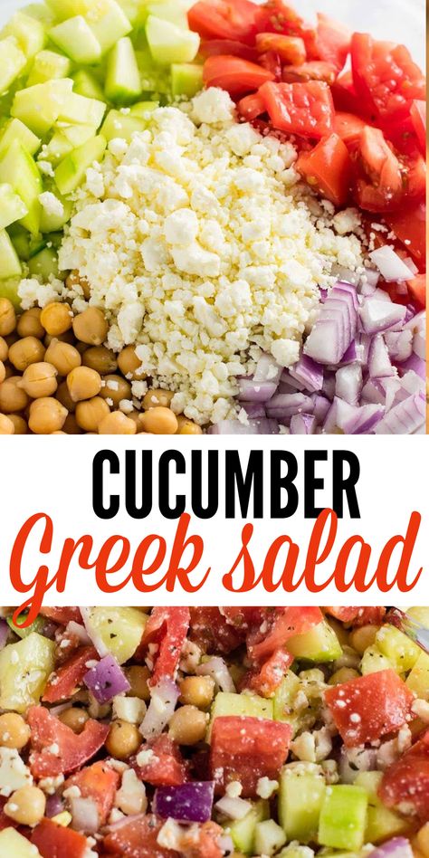 Cholesterol Friendly Recipes, Greek Cucumber, Greek Cucumber Salad, Potluck Salad, Easy Potluck, Cholesterol Foods, Fresh Summer Salad, Cholesterol Recipes, Low Cholesterol Diet