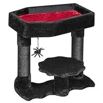 Coffin Bed, Cat Activities, Black Cats Halloween, Gothic Cat, Spooky Ideas, Spider Toy, Cats Halloween, Cat Activity, Cat Trees