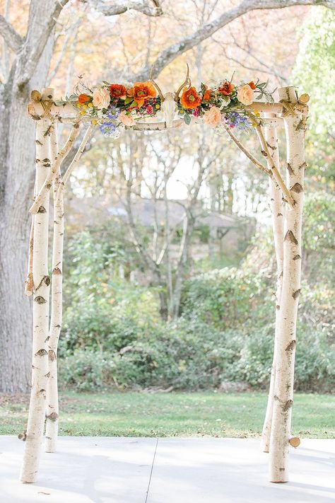 Rustic Arch Decoration Wedding, Birch Wedding Arch Diy, Aspen Arch Wedding, Birch Wood Wedding Arch, Birch Wood Arch Wedding Arbors, Birch Tree Arbor, Aspen Wedding Arch, Birch Wood Arch, Wedding Arch Wood Rustic