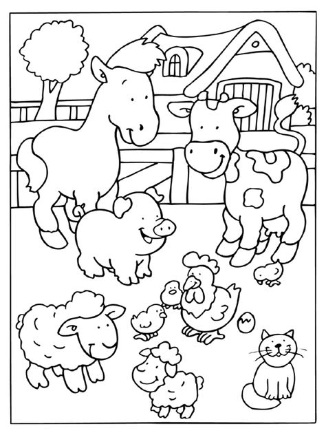 تصنيف الحيوانات, Animals Coloring Pages For Kids, Farm Animals Preschool, Fargelegging For Barn, Farm Animals Activities, Farm Coloring Pages, Farm Animal Crafts, Animals Coloring Pages, Farm Preschool