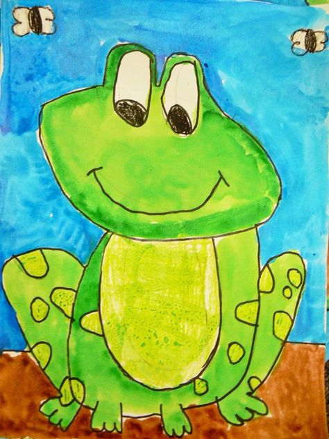 13 Frog Life Cycle Resources and Printables - Class Book - Teach Junkie Painted Frogs, Art Projects For Kids, A Frog, 1st Grade, Projects For Kids, Frogs, Art Projects, For Kids, Green