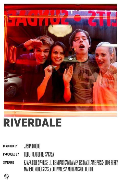 Riverdale Minimal Polaroid TV Show Poster Marisol Nichols, Riverdale Poster, Luke Perry, Vanessa Morgan, Film Posters Minimalist, Popular Tv Series, New Year New Me, Cole Sprouse, Film Posters