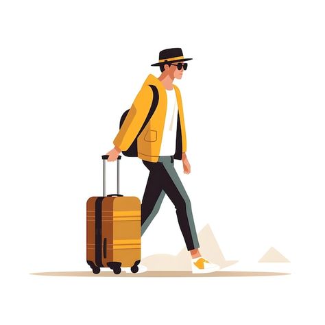 Photo tourist and traveler illustration ... | Premium Photo #Freepik #photo Tourist Illustration, Traveler Illustration, Nanak Jayanti, Minimalist Flat, Download Wallpaper Hd, Guru Nanak, Flat Vector, Vector Artwork, Style Art