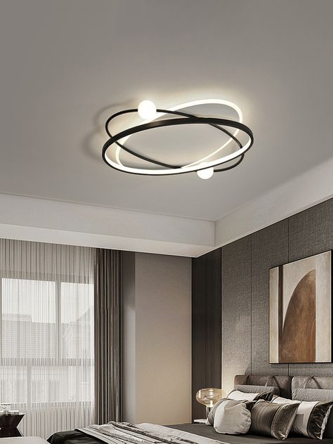 lamp for bedrooms living rooms led interior decoration for home house light fixtures for celling Gold Oval Ring, Round Ceiling Light, Led Flush Mount Ceiling Light, Modern Led Ceiling Lights, Remote Control Light, Light For Bedroom, Acrylic Led, Chandelier Bedroom, Led Ceiling Lamp