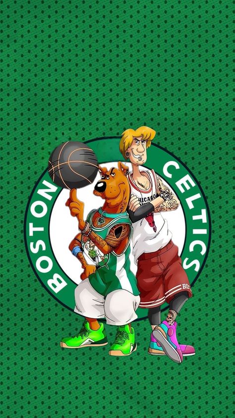 Boston Celtics Logo Wallpapers, Boston Celtics Wallpapers, Boston Celtics Art, Celtics Wallpaper, Boston Red Sox Wallpaper, Scooby Doo Wallpaper, Sports Illustrations Art, Boston Celtics Logo, Cool Cartoon Drawings