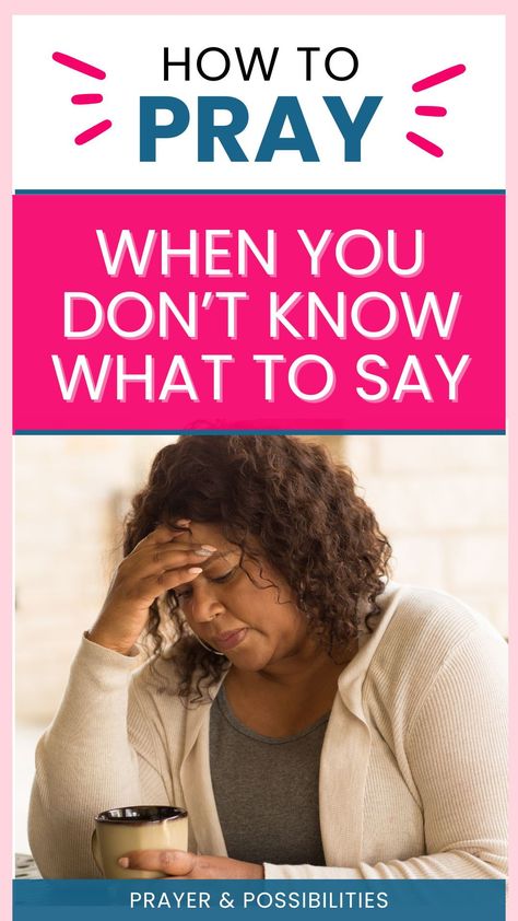 Discover simple ways to connect with God when words escape you, with heartfelt tips for daily prayers and comforting guidance for praying through life's toughest moments. Find inspiration and peace in your spiritual journey with our daily prayer ideas, designed to strengthen your faith and uplift your spirit. Embrace the power of prayer, even when you don’t know what to say, and let God’s love and grace guide you through any challenge. Prayer When You Don't Know What To Pray, Why Pray, How To Pray Effectively, Prayer Ideas, Connect With God, Prayer For Guidance, Thanksgiving Prayer, The Power Of Prayer, Learning To Pray