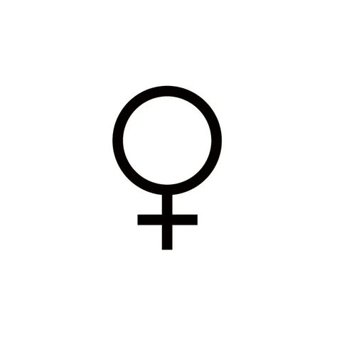 Female Symbol Art, Women Sign Tattoo, Feminist Tattoos Ideas, Female Symbol Logo, Women Symbol Tattoo, Feminist Symbol Tattoo, Women Power Symbol, Female Sign Tattoo Symbols, Woman Symbol Tattoo