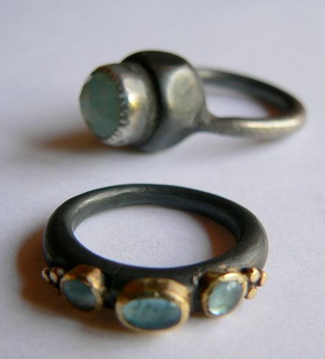 Ancient Rings, Rings Stone, Body Armour, Put A Ring On It, Contemporary Jewelry, Mixed Metals, Modern Jewelry, Sea Glass, Amazing Jewelry