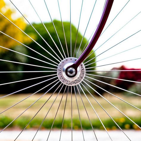 Balance: Radial (The spokes of this bicycle [I think] have radial balance, the center being their connection.) Radial Balance, Bicycle Spokes, Radial Design, Velo Vintage, I Want To Ride My Bicycle, Beautiful Bike, Bicycle Art, Bike Style, Bike Art