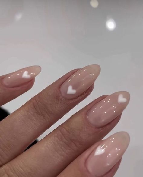 Unghie Sfumate, Minimal Nails, Classy Acrylic Nails, Almond Acrylic Nails, Soft Nails, Nagel Inspo, Oval Nails, Cat Kuku, Neutral Nails