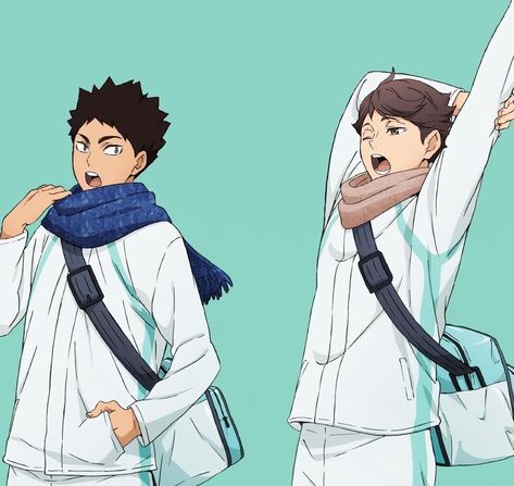 official haikyuu art Iwaoi Manga, Iwaoi Cute, Iwaizumi And Oikawa, Iwaoi Fanart, Oikawa And Iwaizumi, Haikyuu Iwaizumi, Iwa Chan, Aoba Johsai, Iwaizumi Hajime