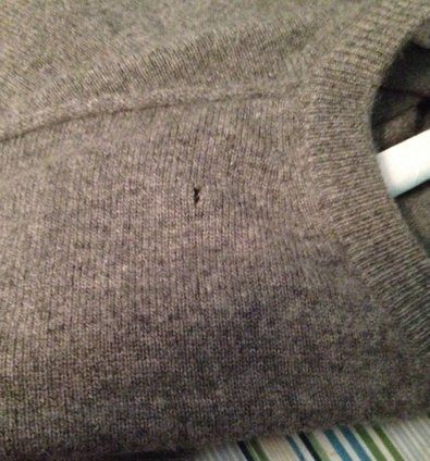 Mend and Make Do: Repairing Small Moth Holes in a Cashmere Sweater: 3 Steps Mending Sweaters Hole, Visible Mending Wool Coat, Moth Holes In Clothes, Sweater Repair, Visible Mending Stitches, Housekeeping Ideas, Cashmere Sweater Outfit, Cashmere Sweater Upcycle, Mens Knitted Scarf