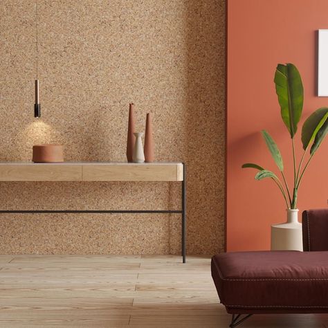 5 Sustainable Interior Wall Finish Ideas For Your Green Home Relax Room, Cork Wall Tiles, Cork Panels, Spa Inspired Bathroom, Decorative Wall Tiles, Cork Tiles, Cork Wall, Relaxation Room, Oversized Wall Art