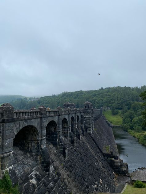 Wales dam bridge gaelic uk welsh lake liverpool aesthetic dark academia old foresty vibe Welsh Castle Aesthetic, Welsh Culture Aesthetic, Gaelic Aesthetic, Welsh Aesthetic, Liverpool Aesthetic, Wales Aesthetic, Welsh Valleys, Aesthetic Setup, Anglesey Wales