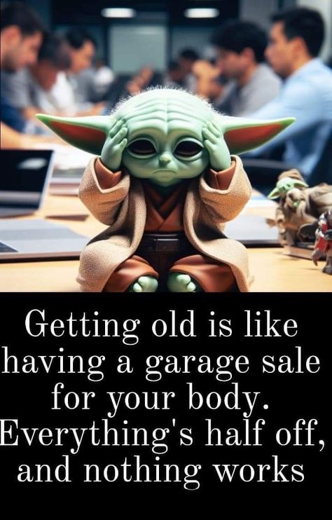 Yoda Quotes Funny, Work Anniversary Meme, Memes Facebook, Yoda Quotes, Yoda Images, Yoda Wallpaper, Yoda Funny, Funny Cartoons Jokes, Cute Good Night