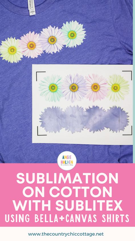 Keep reading to learn everything you need to know about applying sublimation on BELLA+CANVAS cotton t-shirts with SubliTex! #sublimation #sublimationoncotton Sublimating On Canvas, Sublimation On Cotton, Weeding Tools, Ink Transfer, A Whole New World, Cotton Shirts, Spiritual Inspiration, Cut Design, Different Fabrics