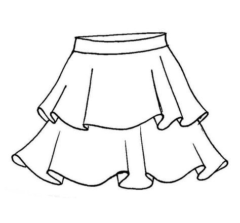 LADIES, IT'S TIME TO WEAR SKIRTS !!  All about wearing a skirt here: http://www.black-in.com/truc-de-femmes/tendance/kelly/a-vos-jupes-mesdames/ How To Draw Flowy Skirts, Skirt Sketches Fashion Drawings, Skirt Flat Drawing, Drawing Skirts, Skirts Drawing, Draw Skirt, Skirt Template, Formal Skirt And Top, Skirt Sketch