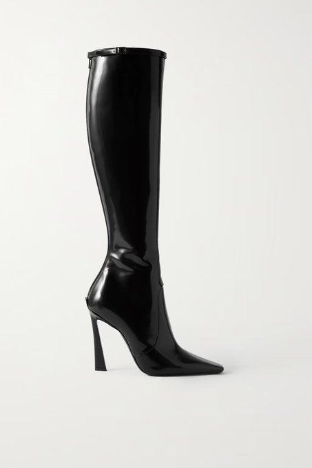 amor on X: "this knee high patent-leather Saint Laurent boot is so sleek like I love it https://t.co/v5sOB8NMpG" / X Dr Shoes, Leather Knee Boots, Aesthetic Shoes, Saint Laurent Shoes, Fabulous Shoes, Carrie Bradshaw, Boots Knee, Pretty Shoes, Dream Shoes