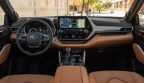 The All-New 2020 Toyota Highlander Has Improved in Every Way Mom Suv, Toyota Highlander Interior, Toyota Highlander Xle, Car Gif, Toyota Highlander Hybrid, Car Toyota, Mom Car, Toyota Vios, Countertops Kitchen