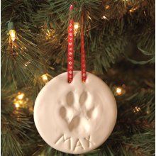 Some super cool ornaments we did at a Yappy Hour around Christmas. Will be doing it again next year! Pawprint Ornament, Paw Ornament, Paw Print Ornament, Clay Ornaments, Ornament Kit, Dog Ornaments, Ornaments Diy, Diy Christmas Ornaments, How To Make Ornaments