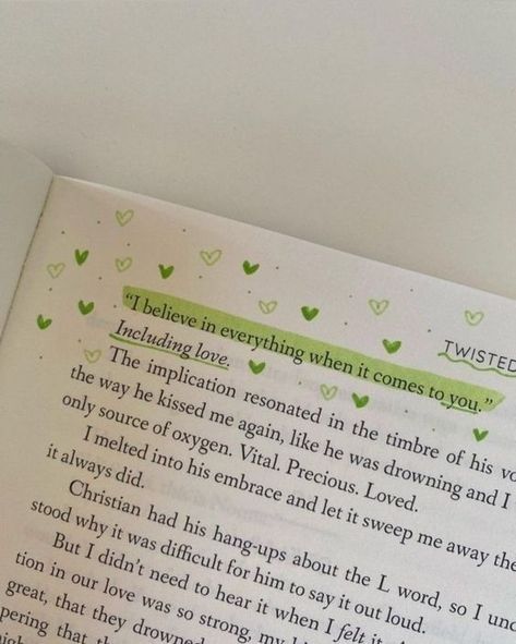 #books #twistedlove not mine Book Annotation Tips, Romantic Book Quotes, Romance Books Quotes, Best Quotes From Books, Book Annotation, Favorite Book Quotes, Romantic Books, I Love Books, Pretty Words