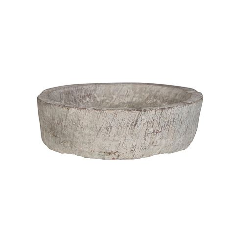 PRICES MAY VARY. Embrace the charm of vintage aesthetics with this round decorative stone bowl with a distressed grey finish Its weathered look and timeless country design add a touch of nostalgia and warmth to any space Its vintage appeal and distressed finish will draw attention and evoke a sense of rustic elegance in any setting Made from Stone Generous size of 14 inches in length, 14 inches in width, and 4 inches in height Air Dry Clay Bowl, Modern Baskets, Stone Accessories, Stone Bowl, Runner Kitchen, Vintage Aesthetics, Creative Co Op, Country Design, Stone Houses