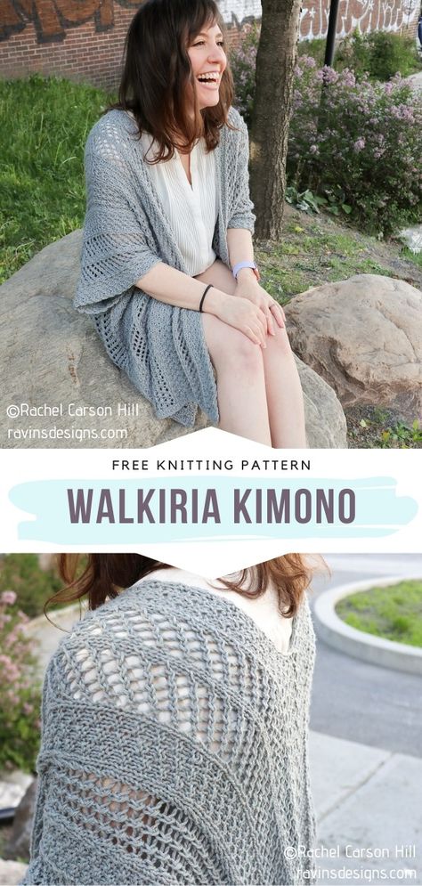 Minimalist Knitting, Kimono Pattern Free, Lace Cardigan Pattern, Crochet Kimono Pattern, Knitting Patterns For Beginners, Summer Knitting Patterns, Crochet Kimono, Crochet Shawls And Wraps, Kimono Pattern