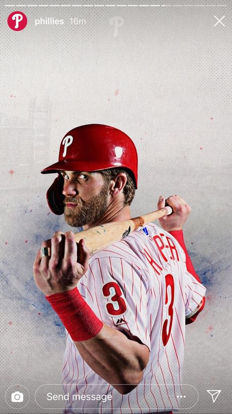 Bryce Harper Wallpaper, Phillies Wallpaper, Baseball Phillies, Baseball Background, Philadelphia Phillies Logo, Baseball Wallpaper, Wallpaper Sun, Express Outfits, Philadelphia Phillies Baseball