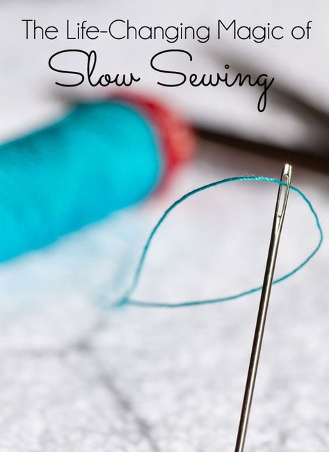 Slow Sewing, Hand Sewing Projects, Sew Ins, Sewing Stitches, Needle Thread, Slow Stitching, Quilting Tips, Sewing Projects For Beginners, Sewing Skills