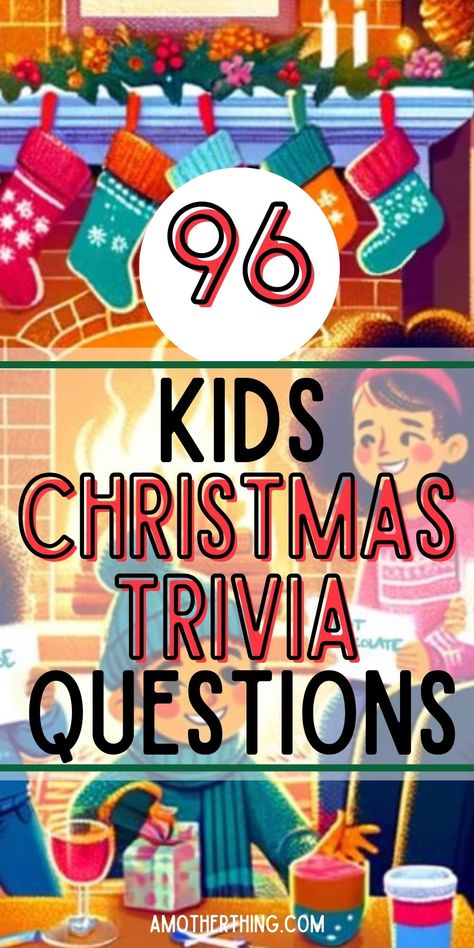 Dive into the holiday spirit with our engaging Christmas trivia for kids! Perfect for family gatherings, this post features a delightful mix of easy, medium, and hard questions to entertain and educate children of all ages. From Santa’s sleigh to festive carols, each question is a gateway to the magical world of Christmas. Ideal for starting a new holiday tradition, our trivia game is a fun way to bond and learn together. Brighten your Christmas with joy, laughter, and festive learning! Christmas Trivia Games For Kids, Kids Christmas Trivia With Answers, Christmas Trivia For Kids With Answers, Christmas Questions For Kids, Christmas Facts For Kids, Kids Christmas Trivia, Christmas Quiz For Kids, Easy Christmas Trivia, Christmas Riddles For Kids