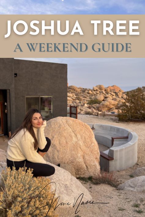 A guide to the perfect girl's weekend in Joshua Tree. Where to eat, stay, hike, and shop! Joshua Tree Packing List, Joshua Tree Outfit Ideas Summer, Joshua Tree Restaurants, Joshua Tree Outfit Ideas, Joshua Tree Outfit, Joshua Tree Camping, Tree Outfit, Joshua Tree Airbnb, Twentynine Palms