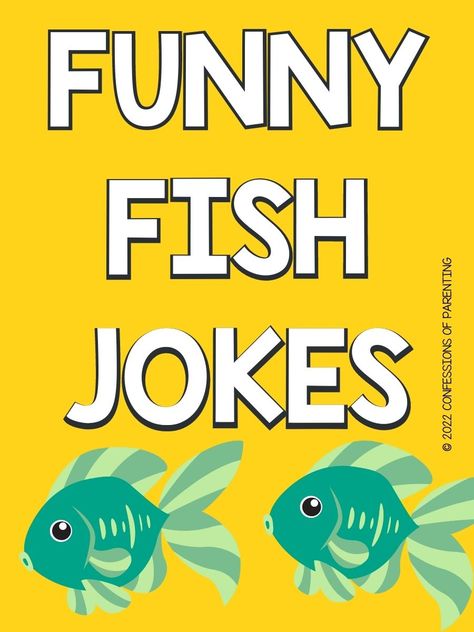 Fish Jokes Hilarious, Goldfish Jokes, Fish Quotes Funny, Fish Jokes, Funny Fishing Quotes, Fish Quotes, Fishing Jokes, Fish Puns, Fish Printables