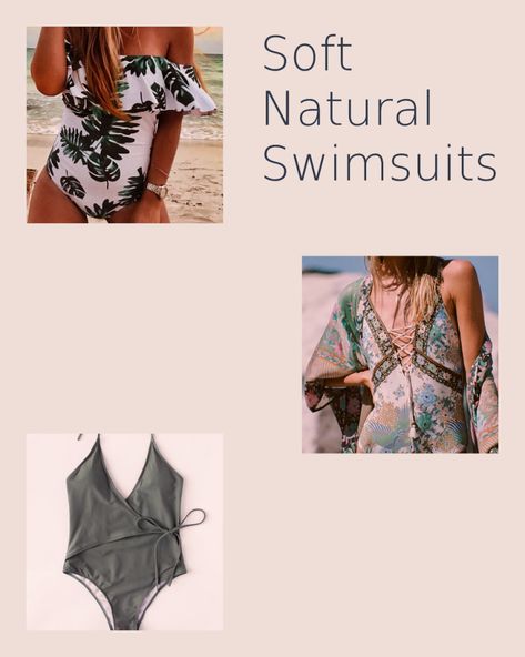 Soft Natural Kibbe, Beige Swimsuit, Natural Clothing Style, Kibbe Body Types, Natural Kibbe, Gamine Style, Natural Clothing, Where I Live, Best Swimsuits